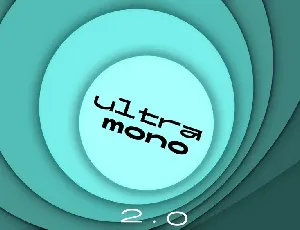 Ultramono 2.0 Family font