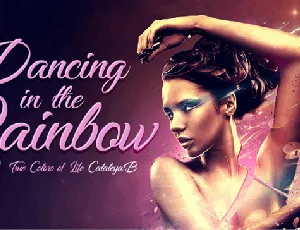 Dancing in the Rainbow font