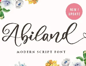 Abiland font