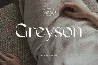 Greyson font