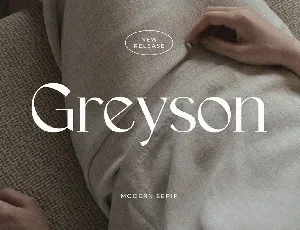 Greyson font