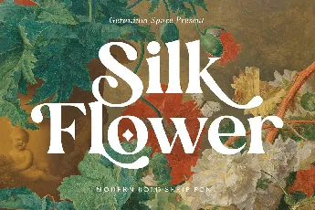 Silk Flower Serif font