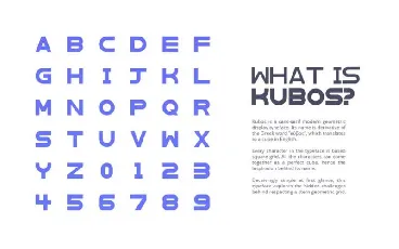 Kubos Typeface font