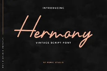 Hermony Demo font