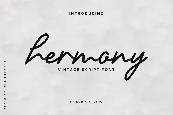 Hermony Demo font