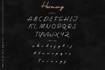 Hermony Demo font