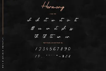 Hermony Demo font