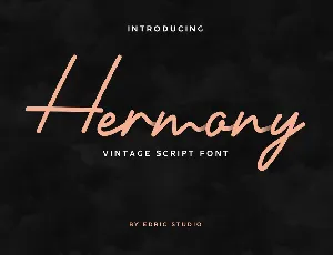 Hermony Demo font