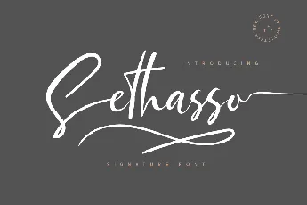 Sethasso font