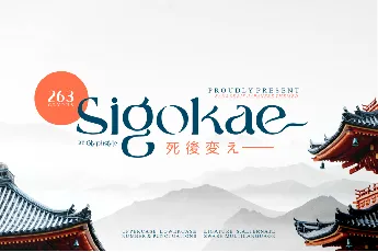 Sigokae Demo font