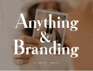 Anything Branding font