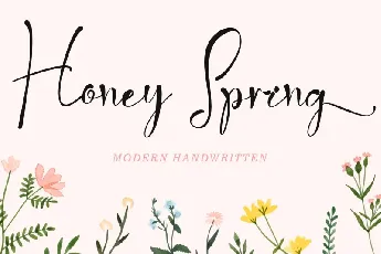 Honey Spring font