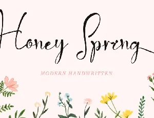 Honey Spring font