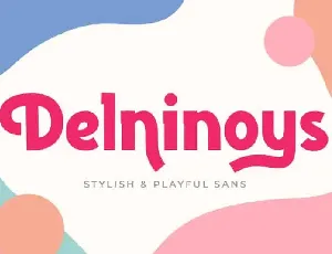 Delninoys – Stylish Playful Sans font