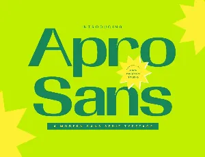 Apro Sans Personal Use font