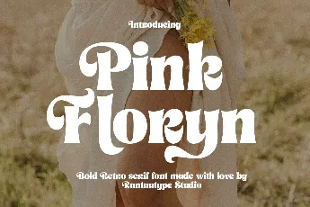 Pink Floryn font