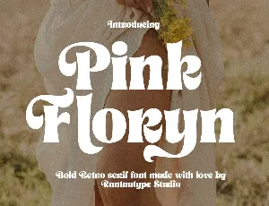 Pink Floryn font