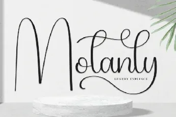 Motanly Calligraphy font