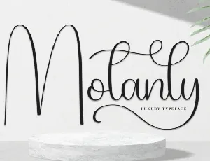 Motanly Calligraphy font