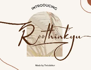 Roothinkyu font