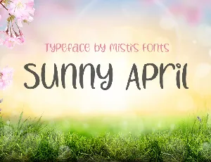 Sunny April font