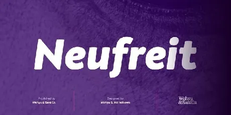 Neufreit Sans Serif font