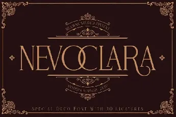 Nevoclara Modern Vintage font