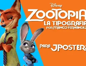 Zootopia font