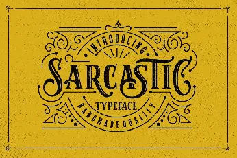 Sarcastic font