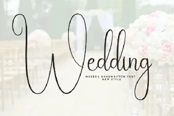 Wedding Calligraphy font