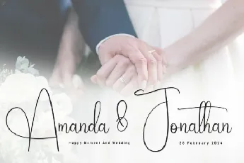 Wedding Calligraphy font