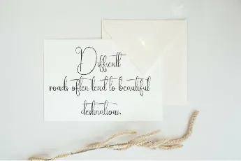 Wedding Calligraphy font