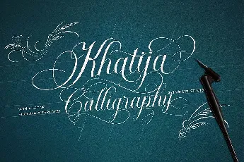 Khatija Calligraphy font