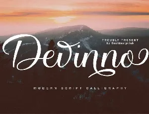 Devinno font