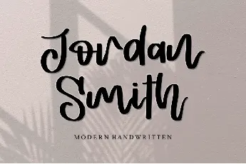 Jordan Smith - Personal Use font