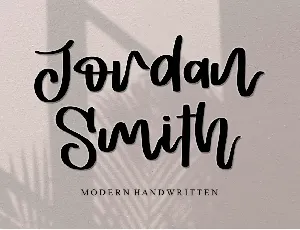 Jordan Smith - Personal Use font