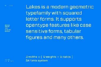 TT Lakes font