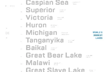 TT Lakes font