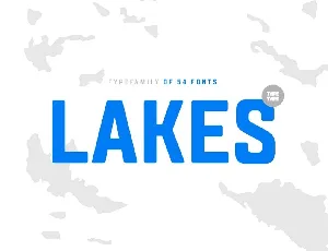 TT Lakes font