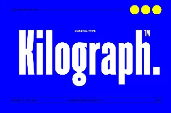 Kilograph font