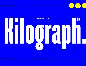 Kilograph font