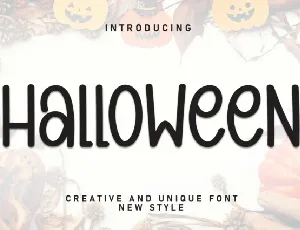 Halloween Display font