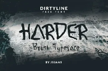 Harder Free font