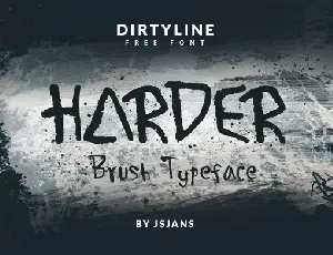 Harder Free font