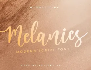 melanies font