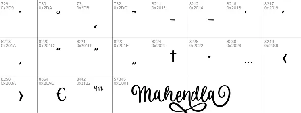 Mahendla font