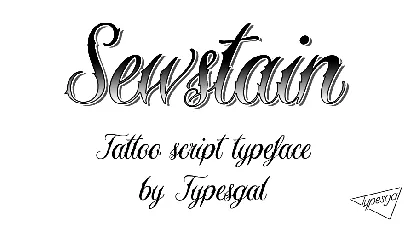 Sewstain font