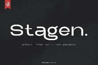 Stagen font