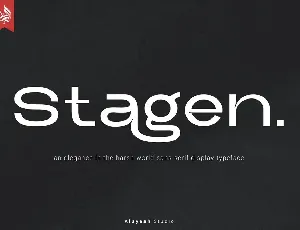 Stagen font