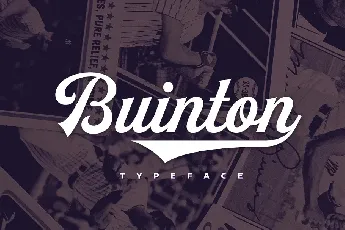 Buinton font